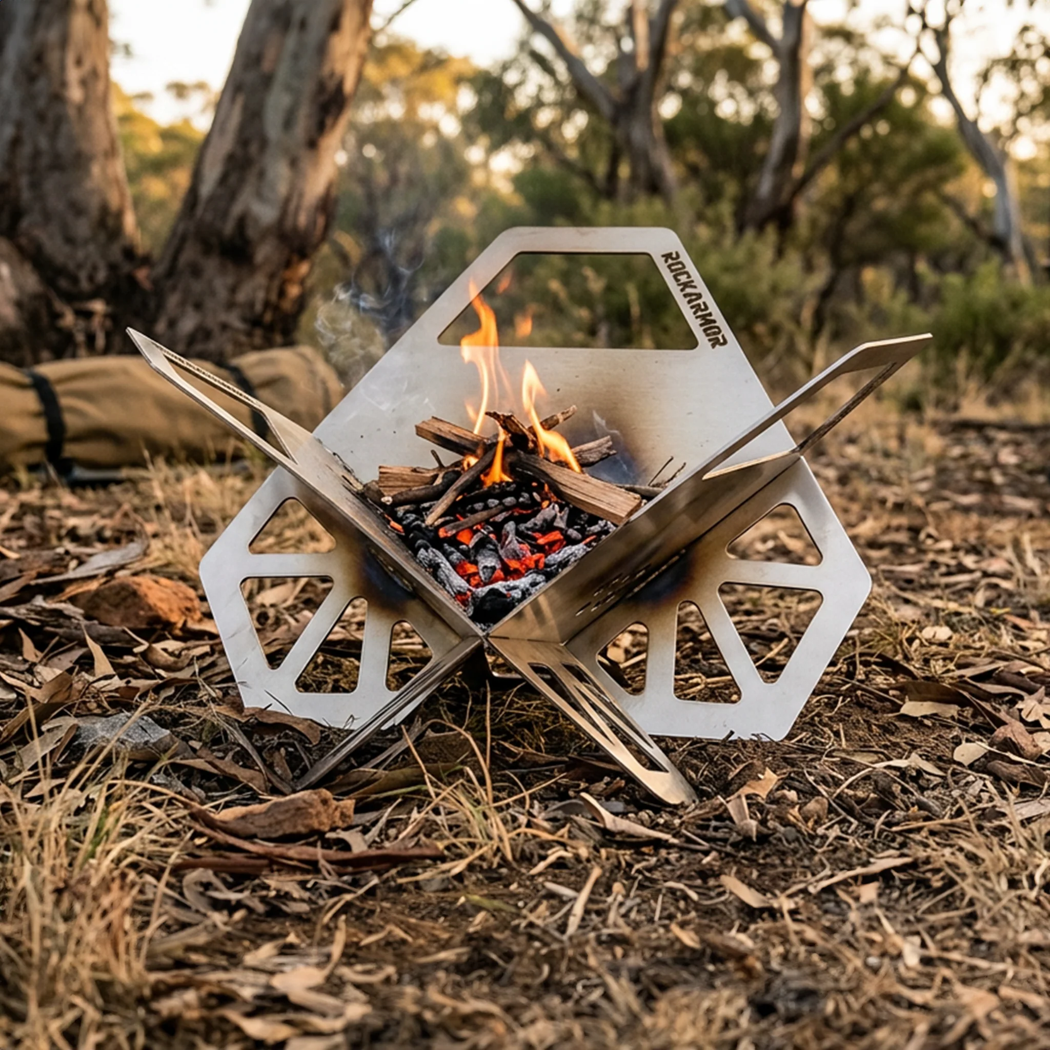 Solo Fire Pit - Stainless Steel Compact Fire Pit BBQ - Small Size - Image 3