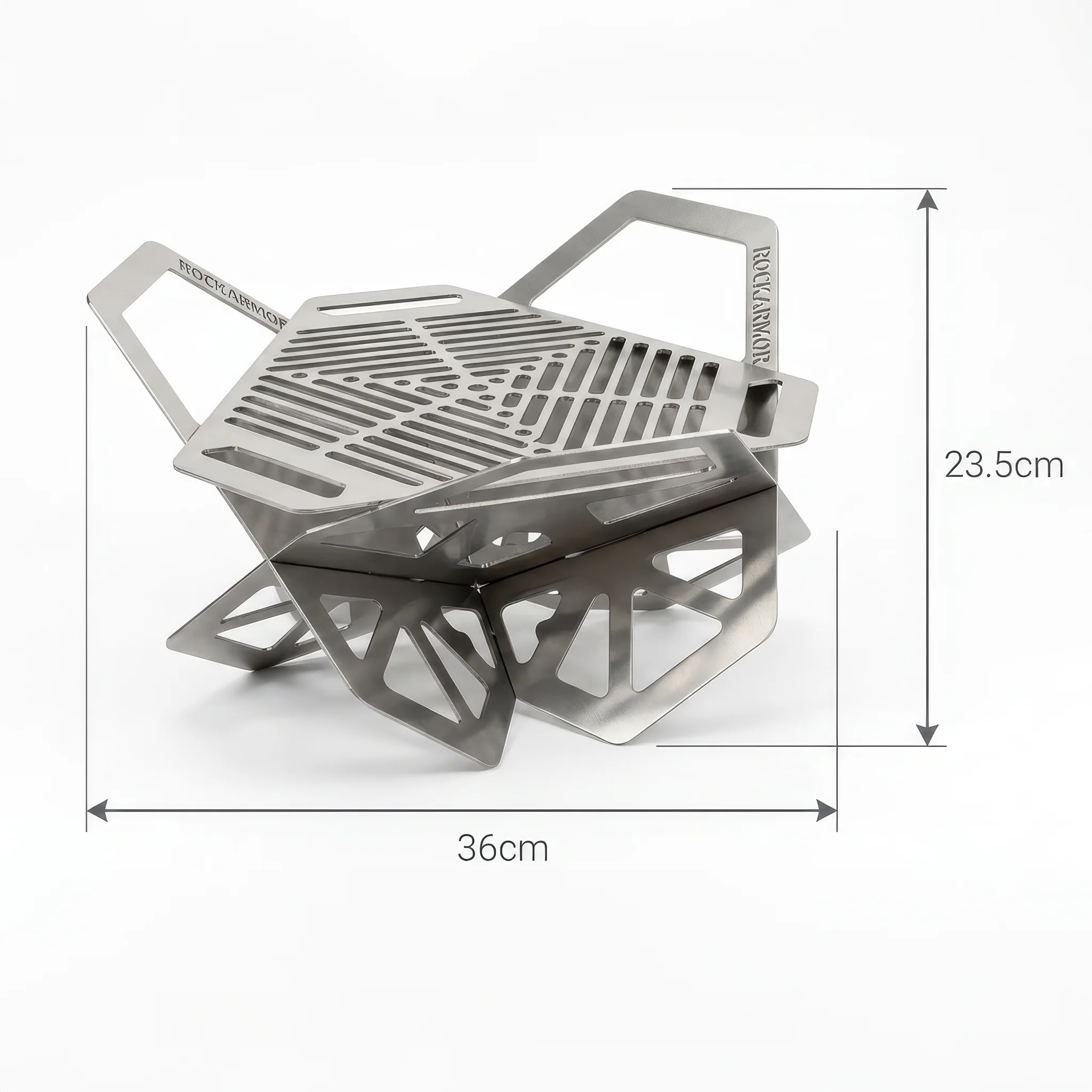Solo Fire Pit - Stainless Steel Compact Fire Pit BBQ - Small Size - Image 4