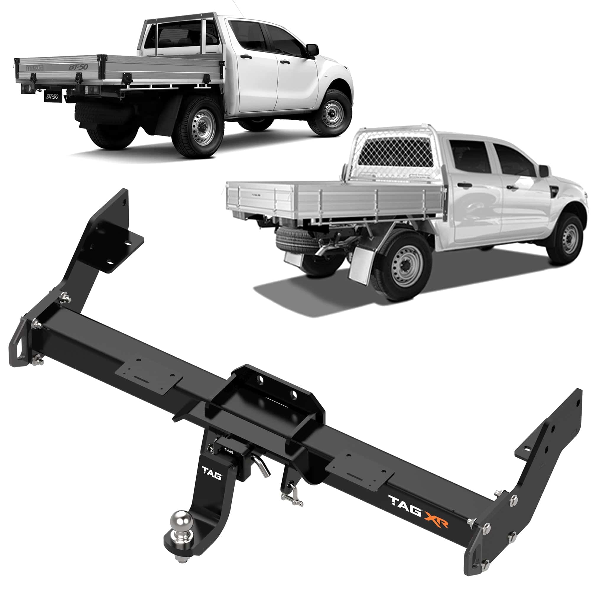 TAG 4x4 Recovery Towbar for Ford Ranger (09/2011 - 02/2022), Mazda BT-50 (09/2011 - 07/2020) - Image 3