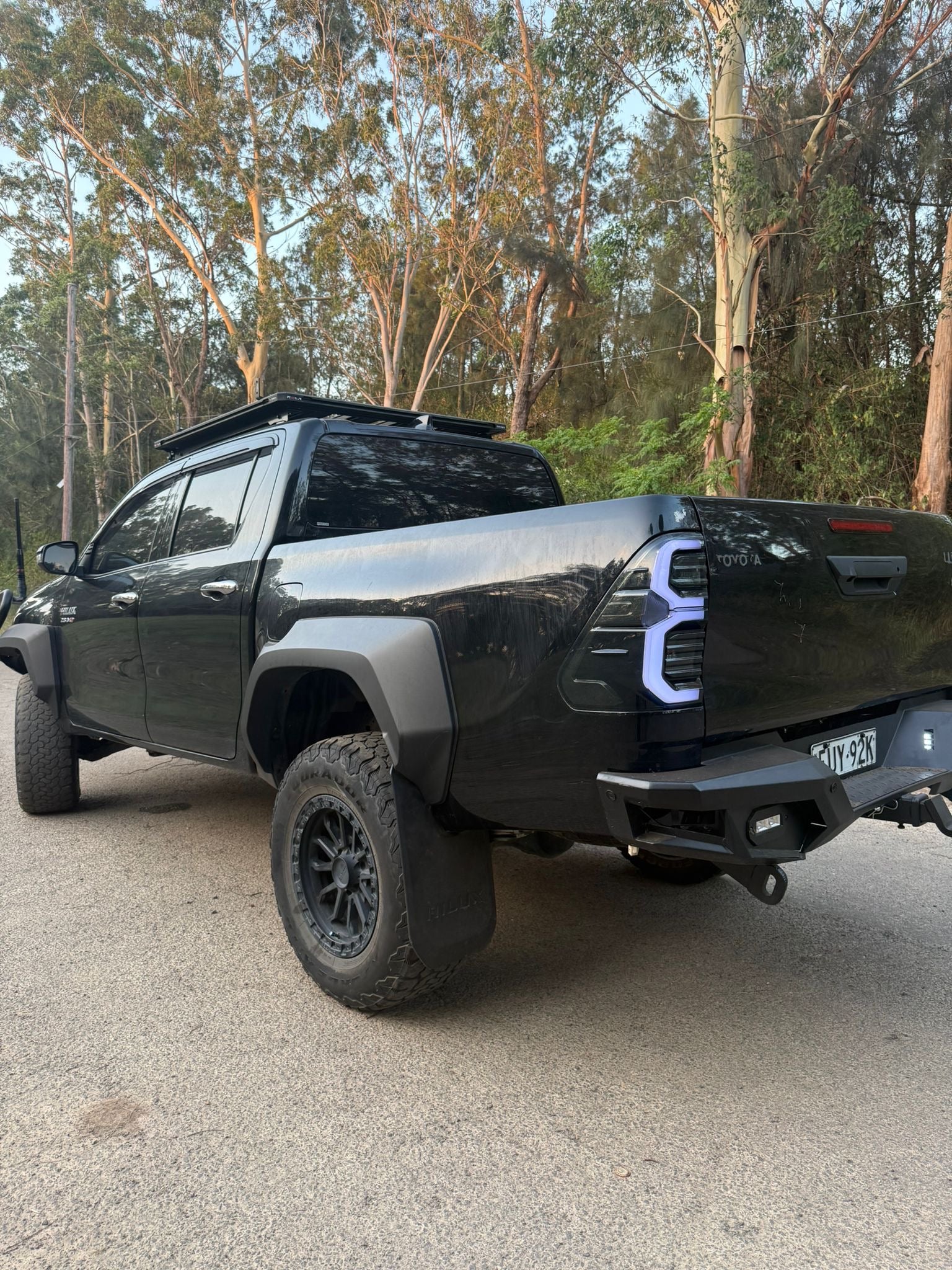 Tail Lights for Toyota Hilux 2015 - 2024 N80 - RGBW Smoked Sequential - Image 5
