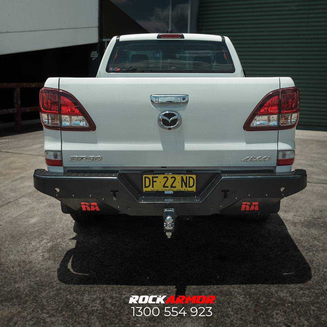 Mazda BT50 Rear Step Tow Bar By Rockarmor 4x4 - Image 3