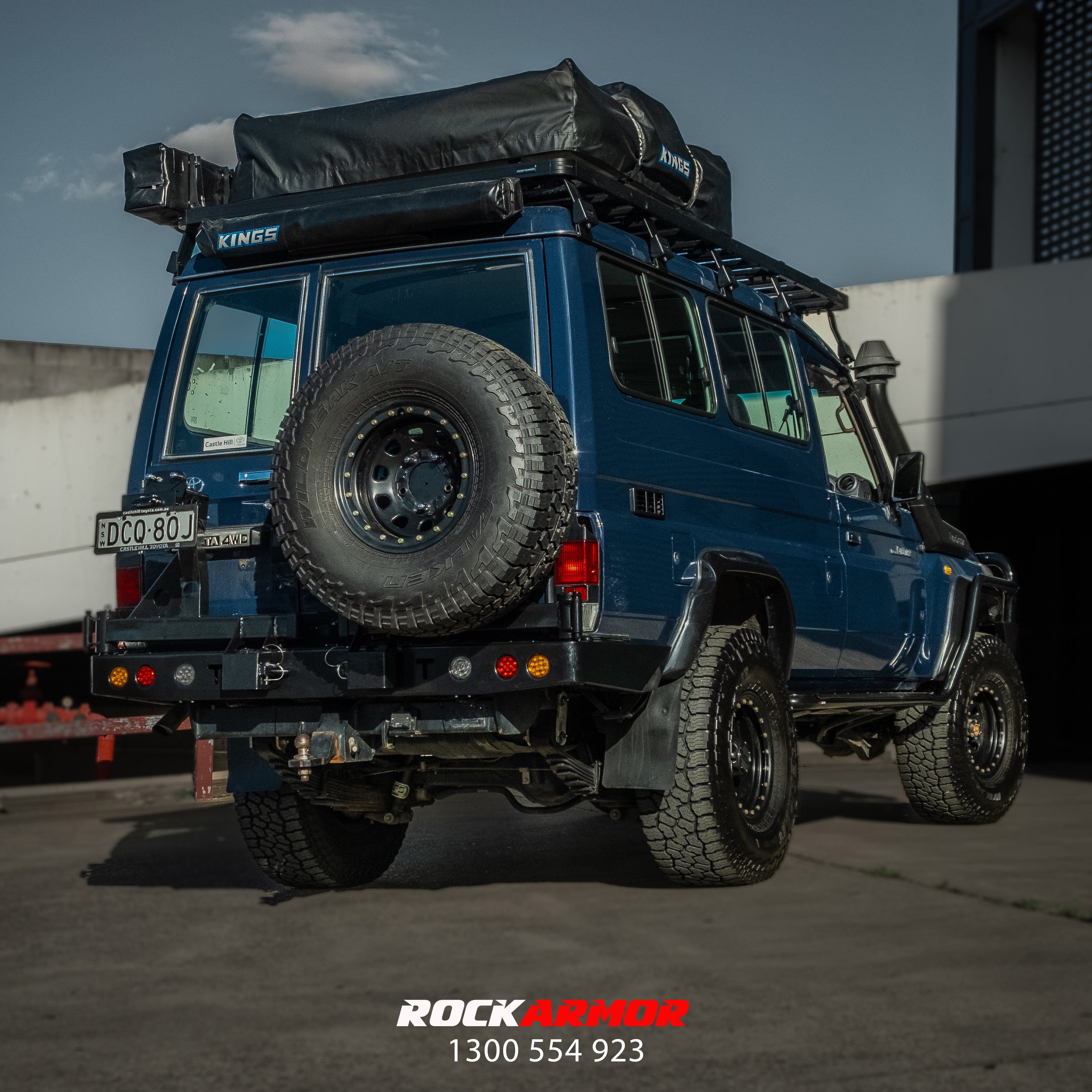 Troopy Rear Bar Spare Wheel Carrier Suits 78,76 - Image 9