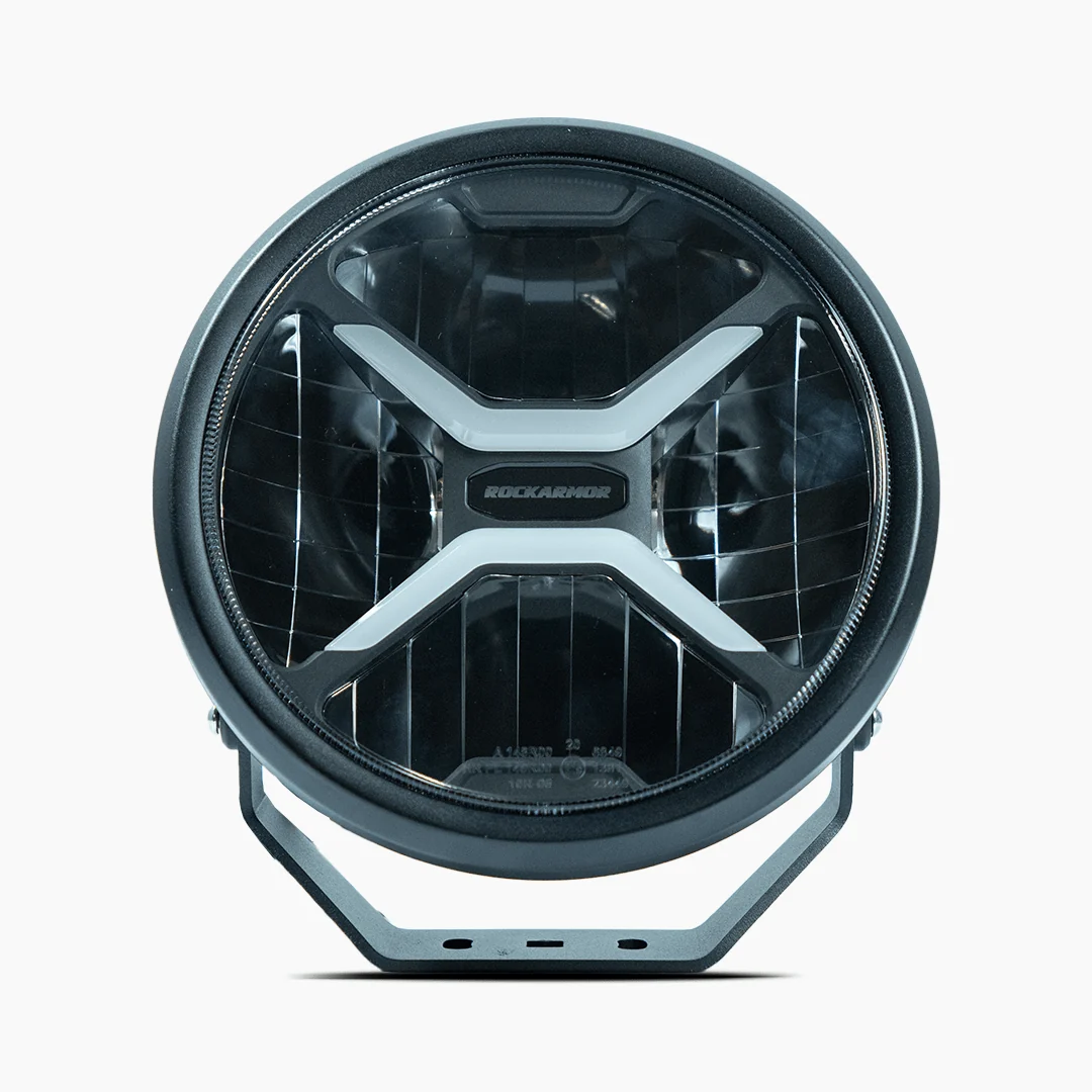 Xplore LED Driving Lights 9" + Built-in DRL Rockarmor 4x4 - Image 2